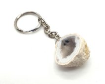 Sleutelhanger Geode Agaat ruw 3cm