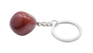 Sleutelhanger Carneool getrommeld 3cm