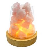 Diffuserlamp Rozenkwarts 10cm