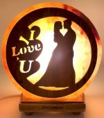 Zoutlamp Love You 5KG