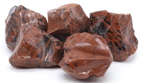 Mahonie Obsidiaan 'A' ruw 1Kg