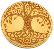 Houten plaat Gegraveerde Levensboom 30cm