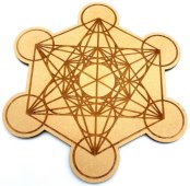 Houten plaat Metatron 30cm