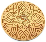 Houten wandplaat OM Motieven 30cm