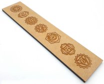 Houten Plaat 7 Chakra's Ski 26cm