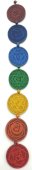Mobiel Hout 7 Chakra's kleur 44cm