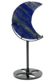 Maan Lapis Lazuli op sokkel 16cm