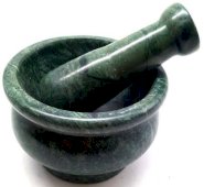 Vijzel Groen Marmer 10cm