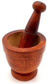 Vijzel Hout 9cm