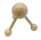 Massager Lichaam/Hoofd Hout 11cm