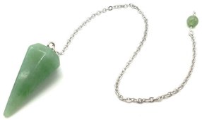 Conische pendel Groene Aventurijn 3.5cm