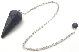 Conische pendel Lavasteen 3.5cm