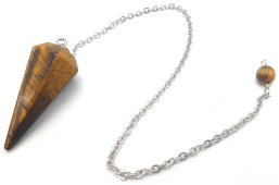 Conische pendel Tijgeroog 3.5cm