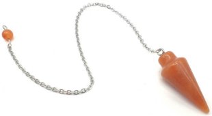 Druppelpendel Oranje Aventurijn 3cm