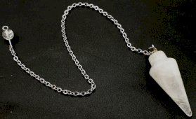 Druppelpendel Bergkristal 3cm