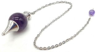 Bolpendel Amethist 4cm