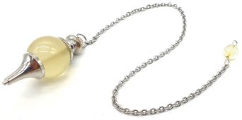 Bolpendel natuurlijke Citrien 4cm