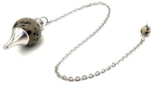 Bolpendel Dalmatiërjaspis 4cm