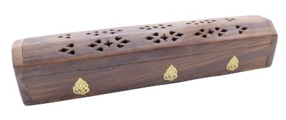 Wierookhouder Hout Kistje Ganesh 30cm