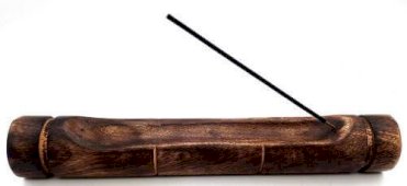 Wierookhouder Hout Fluit 31cm