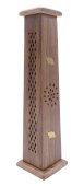 Wierookhouder Hout Toren Olifanten 30cm