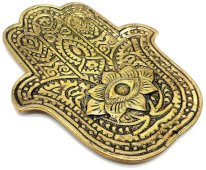 Wierookhouder Metaal Hand van Fatima 12cm