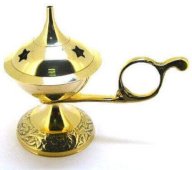 Harsbrander Messing Gouden Sterren Handvat 8cm