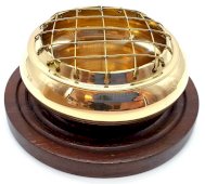Harsbrander Brons Houten Voet 8cm