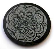 Wierookhouder Steen Rond Motieven 10cm
