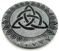 Wierookhouder Steen Rond Drie-eenheid 10cm
