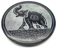 Wierookhouder Steen Rond Olifant 10cm
