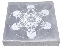 Wierookhouder Seleniet Metatron Vierkant 10cm