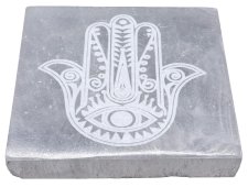 Wierookhouder Seleniet Hand van Fatima Vierkant 10cm