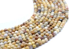 Kralen Crazy Lace Agaat 4mm aan draad 40cm