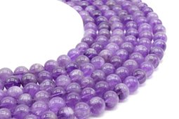 Kralen Amethist 'Purple Light' 10mm aan draad 40cm