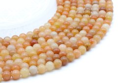 Kralen Oranje Aventurijn 6mm aan draad 40cm