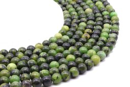 Kralen Nefriet Jade 8mm aan draad 40cm