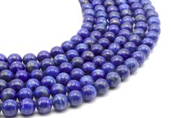 Kralen Lapis lazuli 'AA' 10mm aan draad 40cm