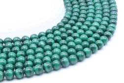 Kralen 'Light' Malachiet 'AA' 8mm aan draad 40cm