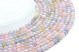 Kralen Morganiet 4mm aan draad 40cm