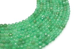 Geslepen kralen Groene Aventurijn 6mm aan draad 38cm