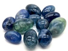 Blauwe Fluoriet 'A' getrommeld 200g
