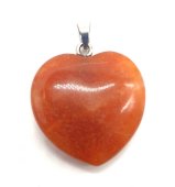 Hanger Hart Oranje Aventurijn 2.5cm