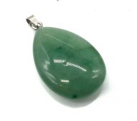 Hanger Traan Groene Aventurijn 3cm