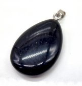 Hanger Traan Zwarte Obsidiaan 4cm