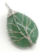 Hanger Levensboom - Groene Aventurijn 3cm