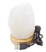 Mini USB Zoutlamp Wit 1KG - Vast