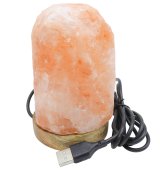 Mini USB Zoutlamp Ruw 1KG - Multicolor