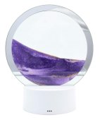 Zandlamp Rond 18cm - Paars