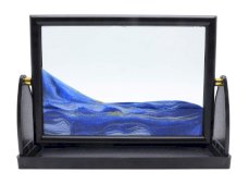 Bewegend Zandschilderij Omkeerbaar 26cm - Blauw